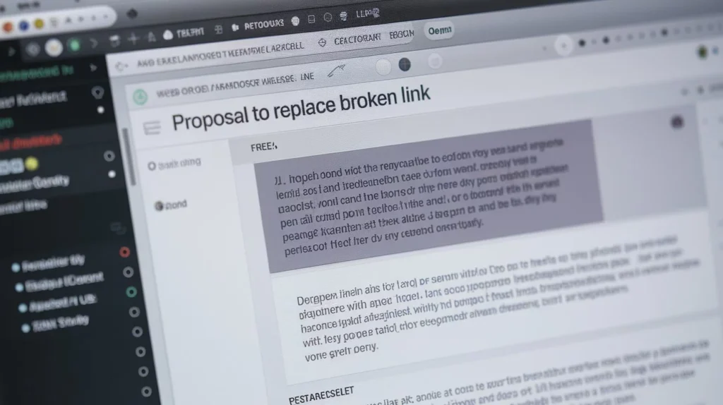 propuesta de reemplazo de enlaces rotos mediante una estrategia de Broken Link Building