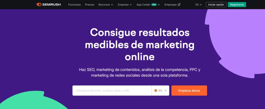 semrush analisis de palabras clave y competencia