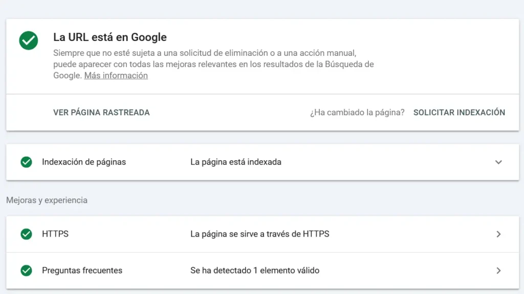 indexar paginas con google search console