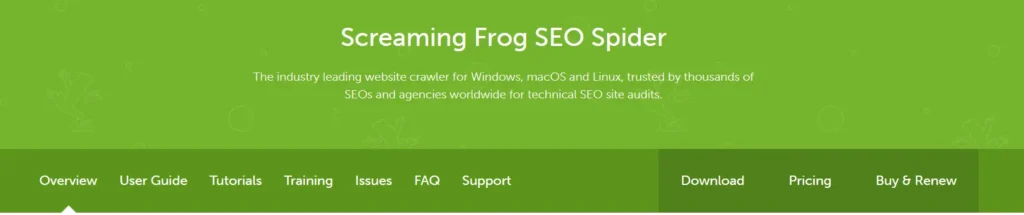 screaming frog seo spider tool para mejorar la visualizacion de tu negocio